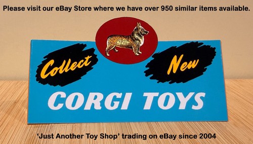 Corgi toys shop display - corgi,