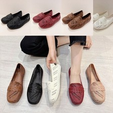 Womens Nonslip Closed Toe Beach Shoes Summer Ladies Sandal Hollow Flat Sandals