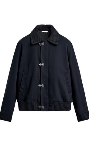 Zara navy blue toggle - , jacket