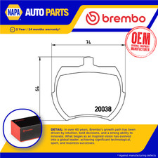 Brake Pads Set fits TRIUMPH
