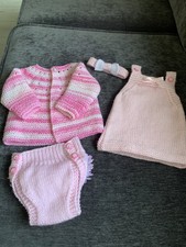 New Hand Knitted Baby Girls