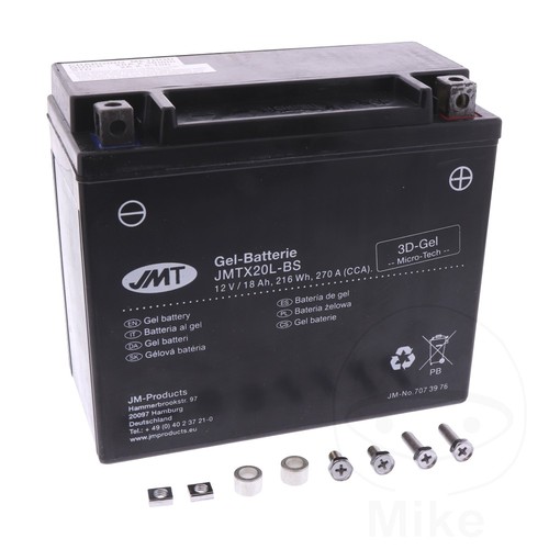 Jmt battery ytx20l - gel, for