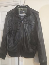 River Island Leather Military