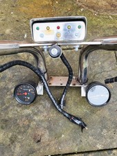 CHROME CUSTOM MOTORCYCLE HANDLEBARS