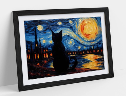 Van gogh starry night - van, with
