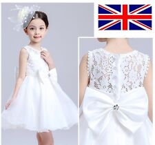 UK Stock White Flower Girls