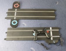 SCALEXTRIC LAP COUNTER STRAIGHT TRACK POWERBASE, HAND THROTTLES TRANSFORMER GOOD