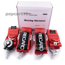 Red RECARO 4 Point 3" Racing
