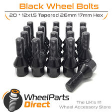 Wheel Bolts (20) for Mercedes E-Class E55 AMG [W210] 98-02 on Aftermarket Wheels