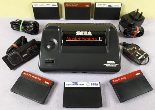 Sega master system console - sega,