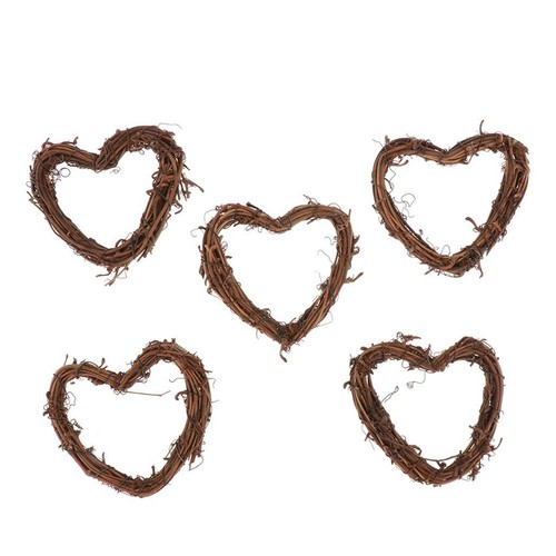 Wreath wicker rattan heart - wreath, /heart/