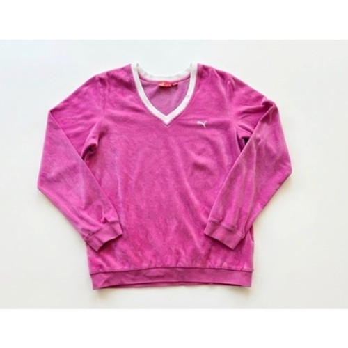 Vintage puma neck sweatshirt - puma, v-neck