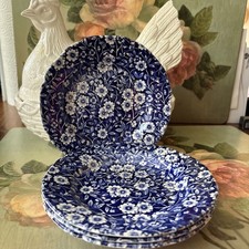 4 x Crown ford  - Blue Calico
