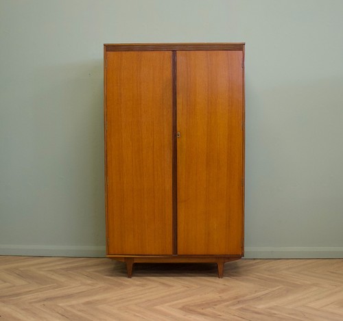 Mid century teak wardrobe from - teak,