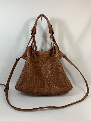 Valentina large woven brown - valentina,