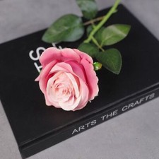 1x Rainbow Colorful Artificial Roses Flowers Fake Flowers Wedding Party Decor