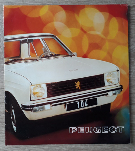 Peugeot 104 brochure 1975 - brochure,