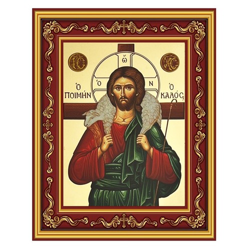 Good shepherd greek byzantine - shepherd,