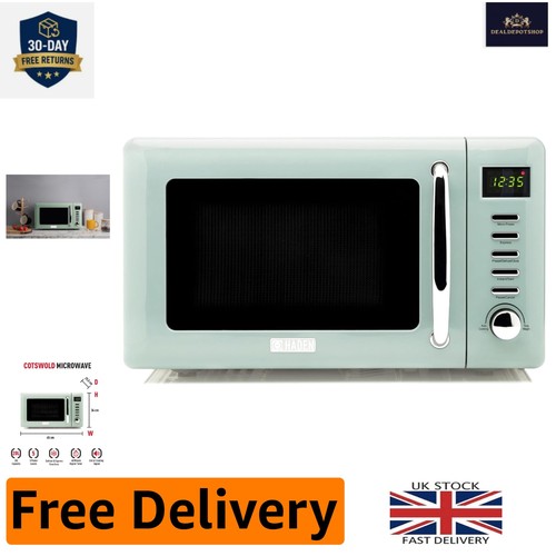 Stylish 800w retro - retro, microwave