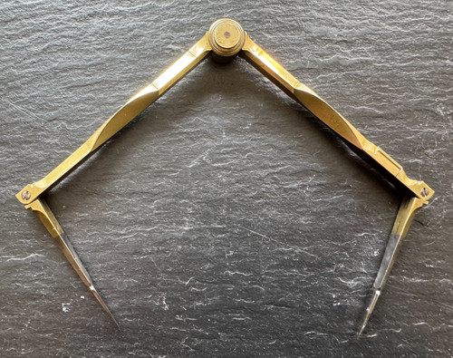 Victorian brass pair - , of