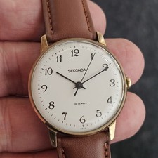 Sekonda 19 Jewels USSR Mens Cal 2609HA Hand Wind Vintage Watch Working Well
