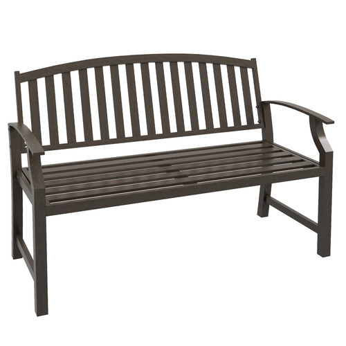 Wooden garden bench - wooden, outdoor