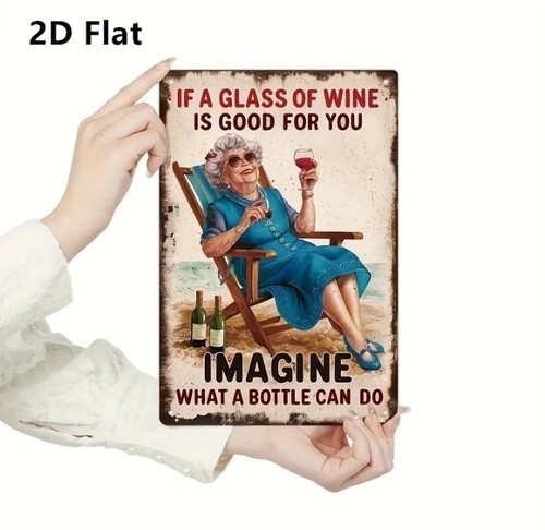 Glass wine is good - a,