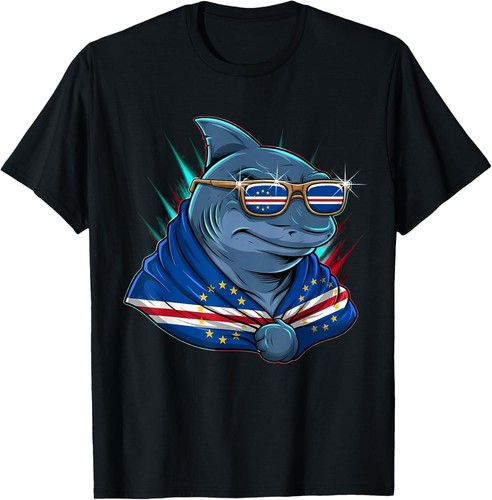 Cape verde flag - shark,