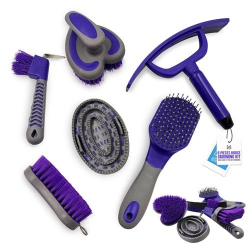 6pc horse grooming - 6pc, kit