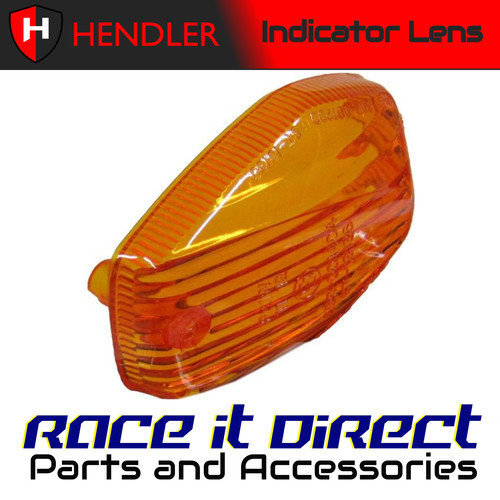 Indicator lens amber for honda - amber,