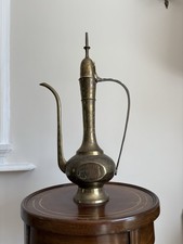 Vintage solid brass teapot - vintage,
