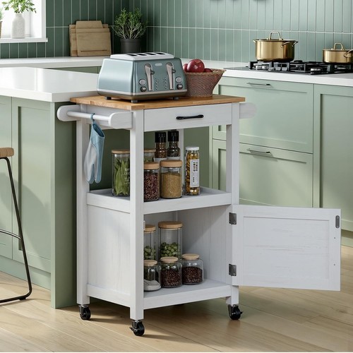 Kitchen cart wheels - on, mobile