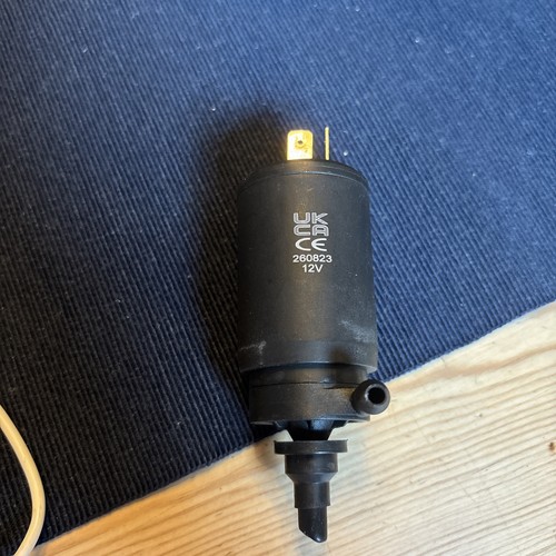 Front windscreen washer pump - front,