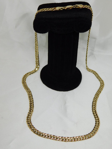 9ct gold faceted edge - 9ct,