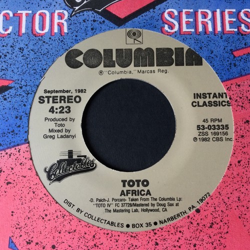 Toto africa w good for - toto:, "africa"