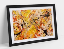 JACKSON POLLOCK STYLE ABSTRACT