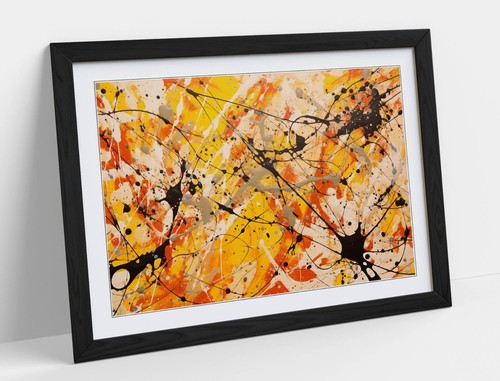 Jackson pollock style abstract - style,
