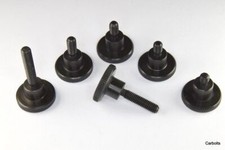 KNURLED THUMB SCREWS BLACK