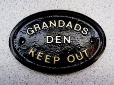 Grandads den keep out house - keep,