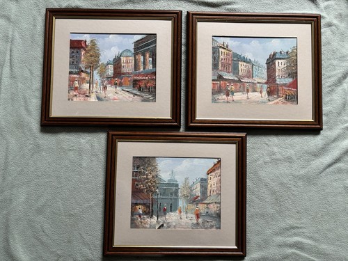 Trio oil paintings of - trio,