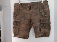 Superdry Men's Camo Cargo Shorts Size XX LARGE