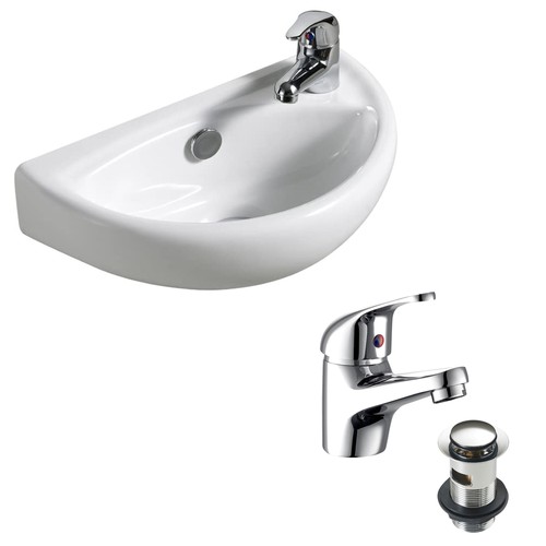 Compact wall hung - hung, sink