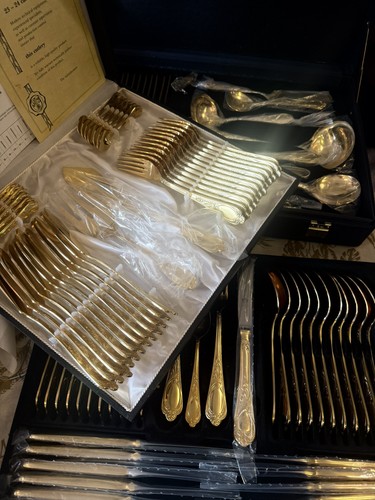 Solingen gold plated cutlery - plated,