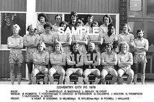 Coventry City FC 1978 Team photo