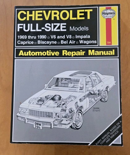 Haynes repair manual chevrolet - haynes,
