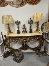 French Gilt Console Table