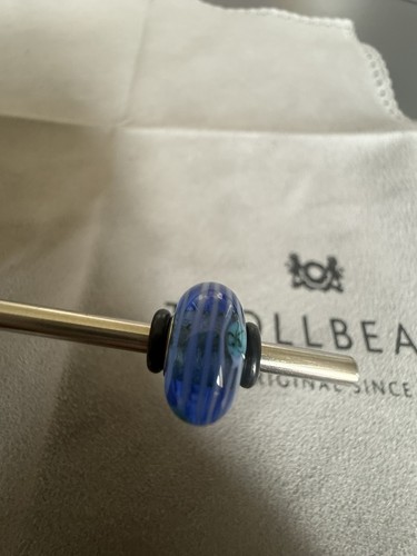 Genuine trollbeads ooak blue - genuine,