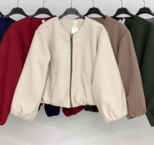 Italian Balloon Sleeve Bomber