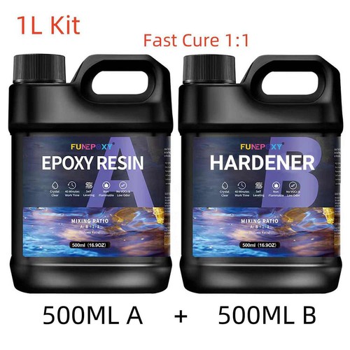 Clear epoxy resin 32oz - /, 1l