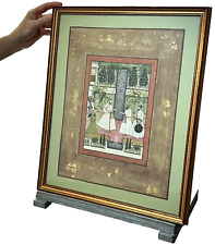 ANTIQUE INDIAN MINIATURE PAINTING MUGHAL SCHOOL FINE QUALITY 17th or 18th c